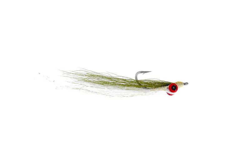 Umpqua Clouser Minnow Olive And White – 3-Pack 1