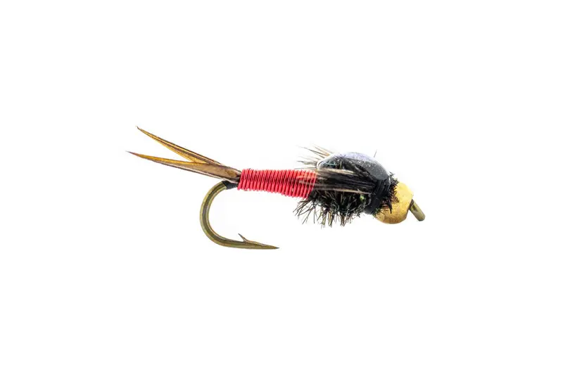 Umpqua Copper John & Barr’S Hybrid – Red Beadhead Nymph, 3-Pack 1
