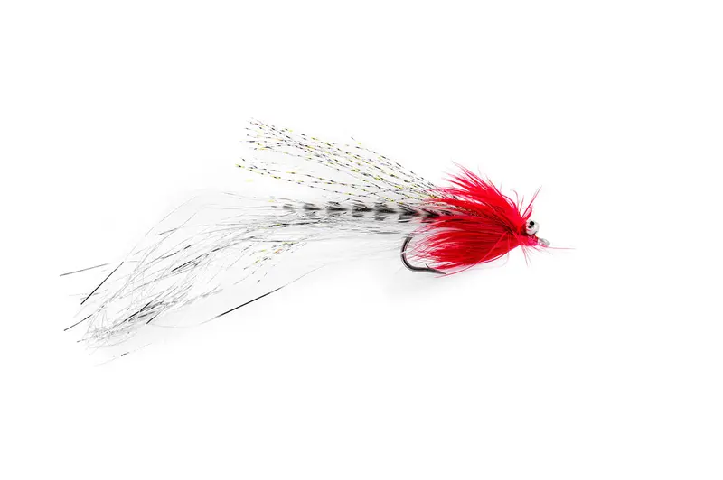 Umpqua Flashtail Whistler Fly – Red & White, 3-Pack 1