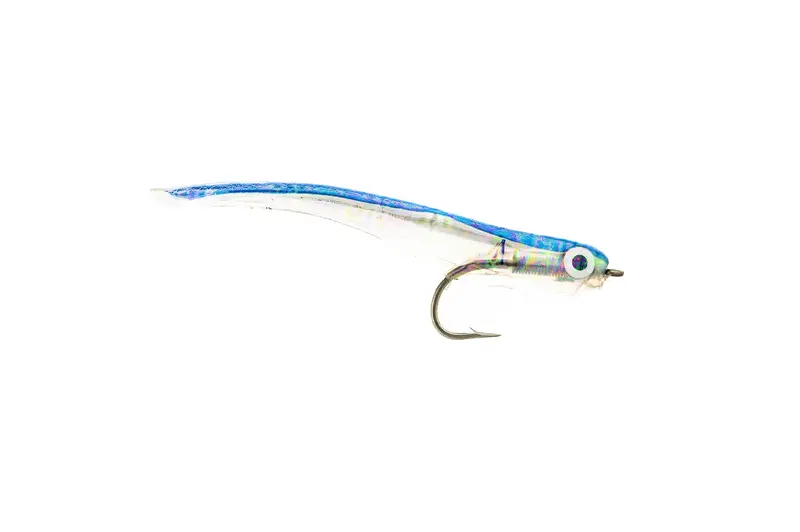 Umpqua Gummy Minnow Soft Bait Fly – Blue Iridescent (3-Pack) 1