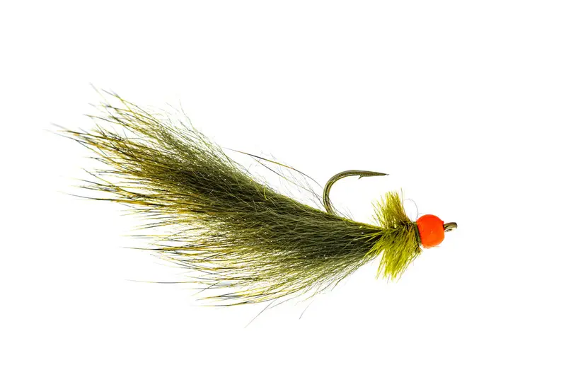 Umpqua Mayer’S Hot Head Mini Leech – Olive, 3-Pack 1