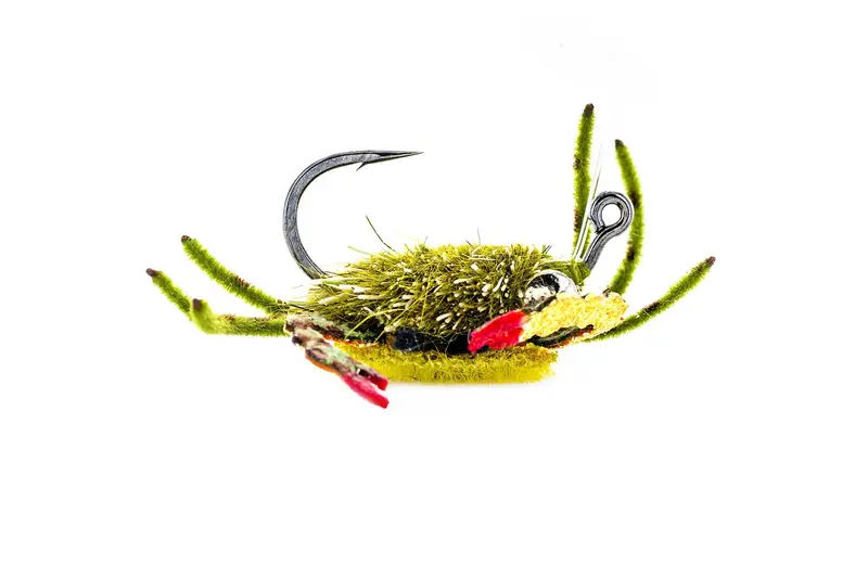 Umpqua Mcknight'S Danger Muffin Crab Sandy Olive – 3-Fly Pack 1
