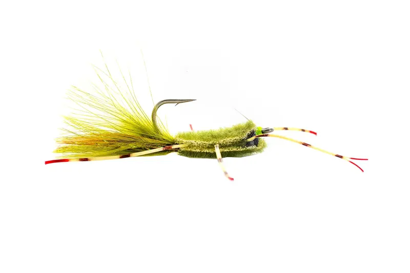 Umpqua Mcknight'S Er Crab Olive – Triple-Unit Saltwater Fly Pack 1