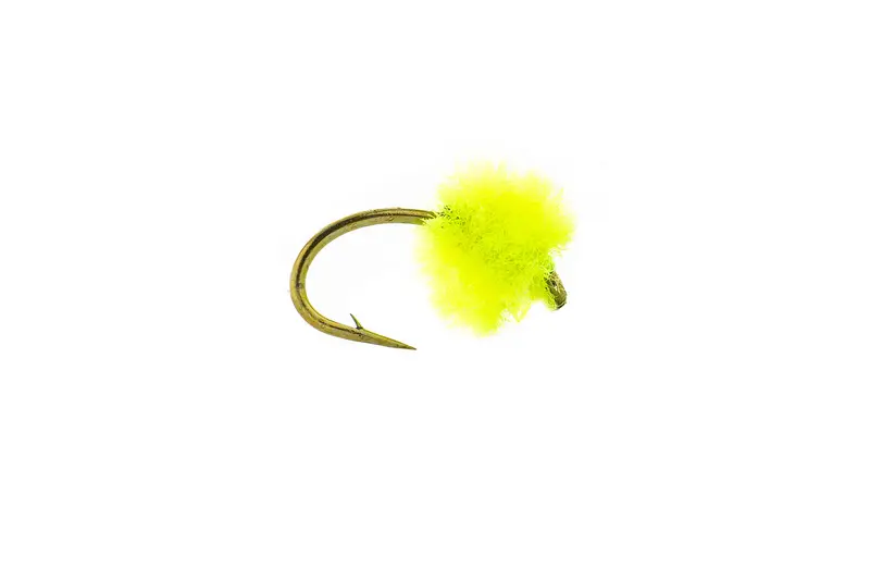 Umpqua Micro Egg Weighted Chartreuse Fly – 3-Pack 1