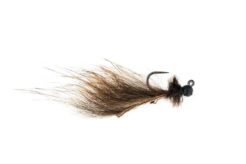 Umpqua Mini Jig Leech Brown Fly – 3-Pack 1