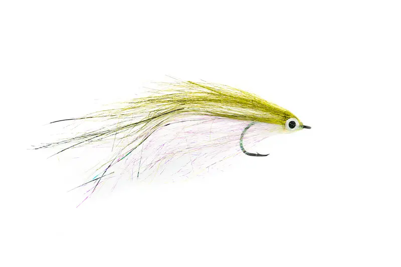 Umpqua Mushmouth Streamer In Chartreuse & White – 3-Pack 1