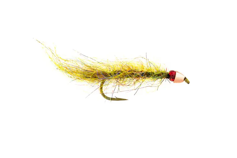 Umpqua Ruby-Eyed Leech Canadian Olive Leech Fly – 3-Pack 1