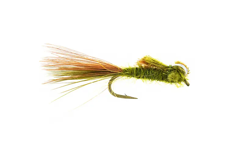Umpqua Scott’S Damsel Nymph – Dirty Olive Finish (3-Pack) 1