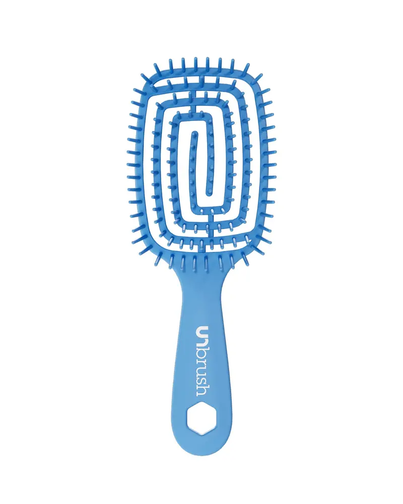 Unbrush Flex Detangling Brush – Blue Flexible Bristles 1