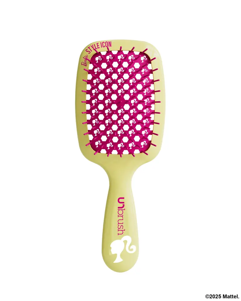 Unbrush Full-Size Barbie Hair Brush – Yellow Fashion Icon 1