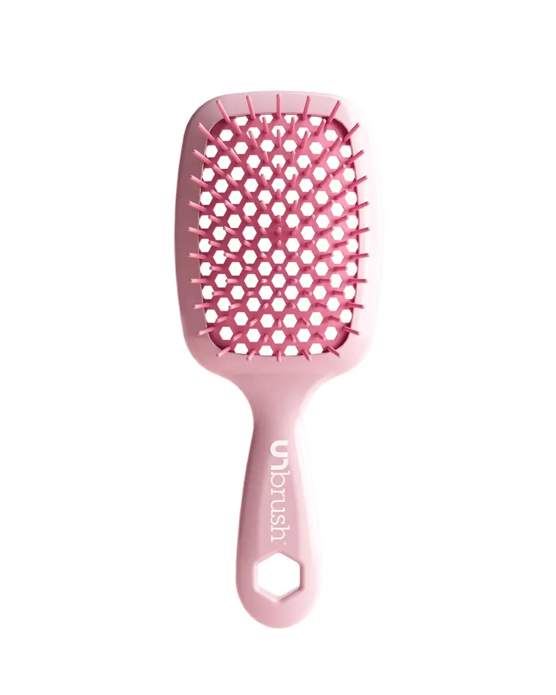 Unbrush Full-Size Pastel Detangling Brush – Peony Pink 1