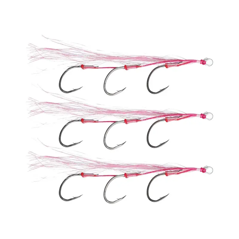 Vexed Flashy Triple-Bait Assist Hook Set 1