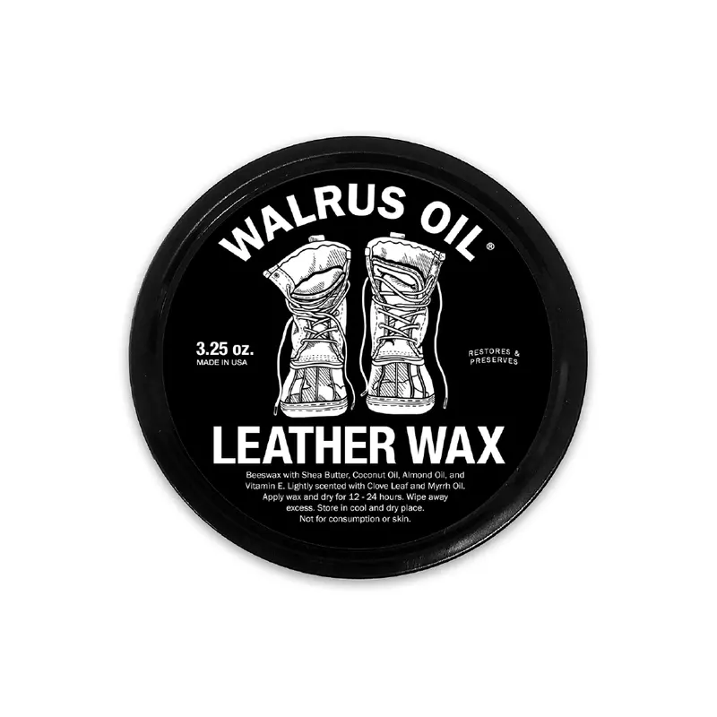 Walrus Oil Leather Wax – 3.25 Oz Conditioning Treatment 1