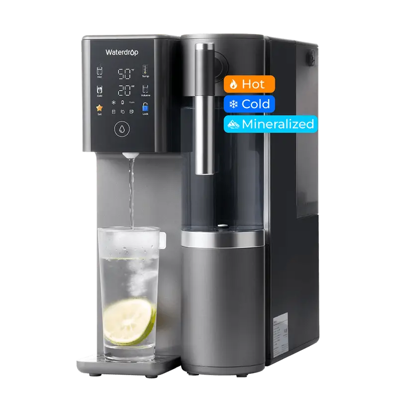 Waterdrop A2G Remineralizing Ro Dispenser – Hot & Cold Countertop Water System 1