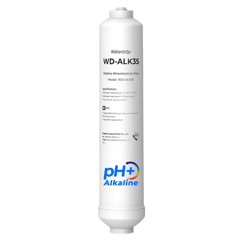 Waterdrop Alk35 Alkaline Post-Filter – Enhances Ph For Undersink Ro Systems 1