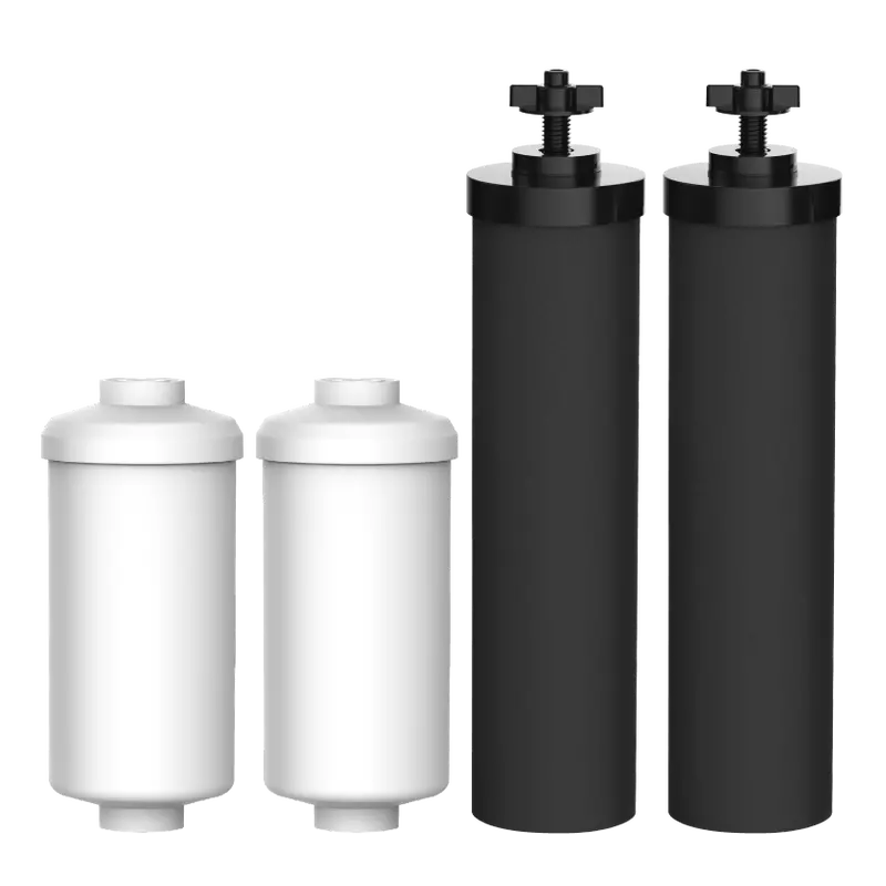 Waterdrop Black & Fluoride Filter Set For King Tank And Other Gravity Filters 1