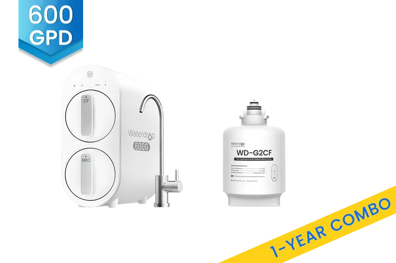 Waterdrop G2P600 Ro System – Enhanced Flow Rate With 1-Year Filter Kit 1