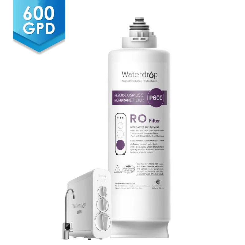 Waterdrop G3P600 Ro Replacement Filter – 600 Gpd Certified Performance 1