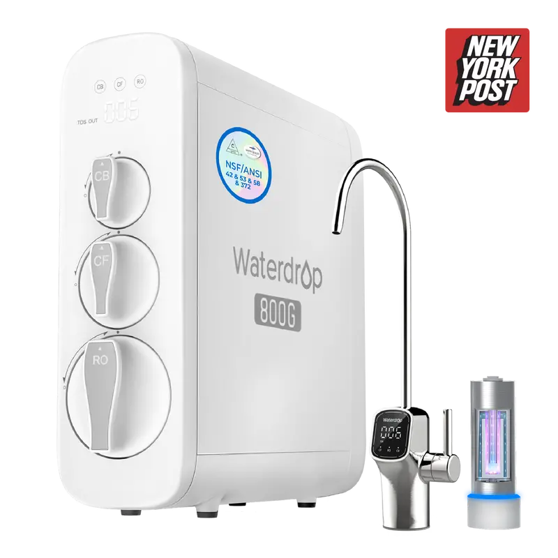 Waterdrop G3P800 800Gpd Tankless Reverse Osmosis Water Purifier 1