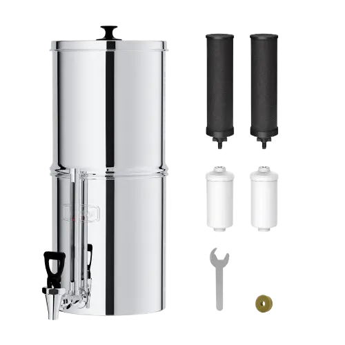 Waterdrop King Tank Gravity Water Filter — 2.25-Gallon, Stand-Free Design 1