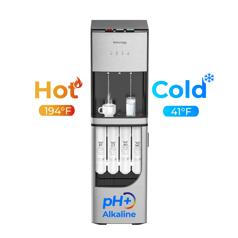 Waterdrop Y1Ch Mineral-Infused Ro Bottleless Water Cooler – Silver 1