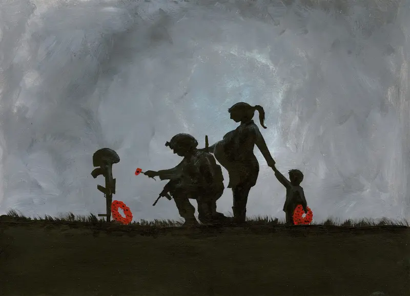 'We’Re Calling Her Poppy, Mate' – Original Heartfelt Commemorative Portrait 1