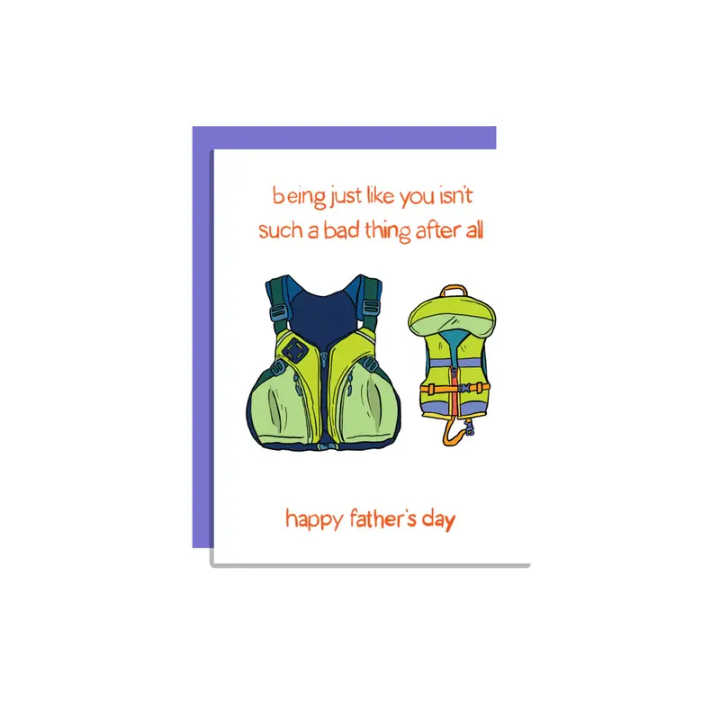 Wild Lettie Humorous Dad Greeting Card 1