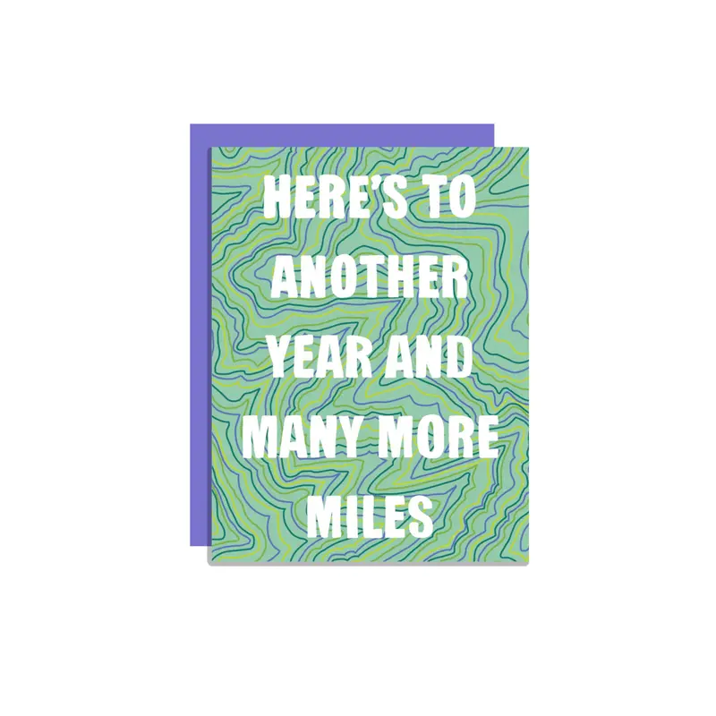 Wild Lettie Many More Miles Journey Greeting Card 1