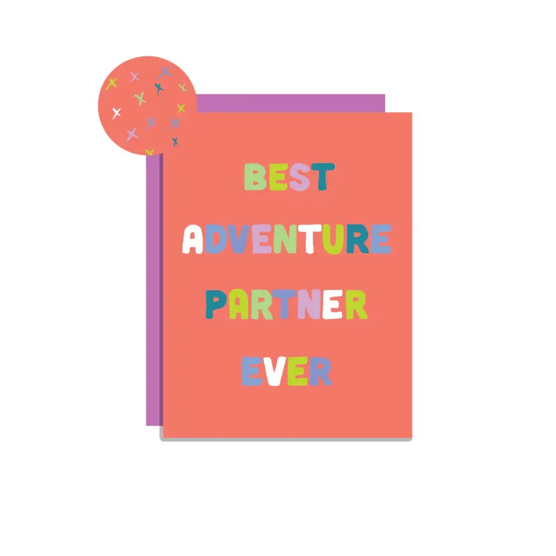 Wild Lettie Outdoor Buddy Greeting Card 1
