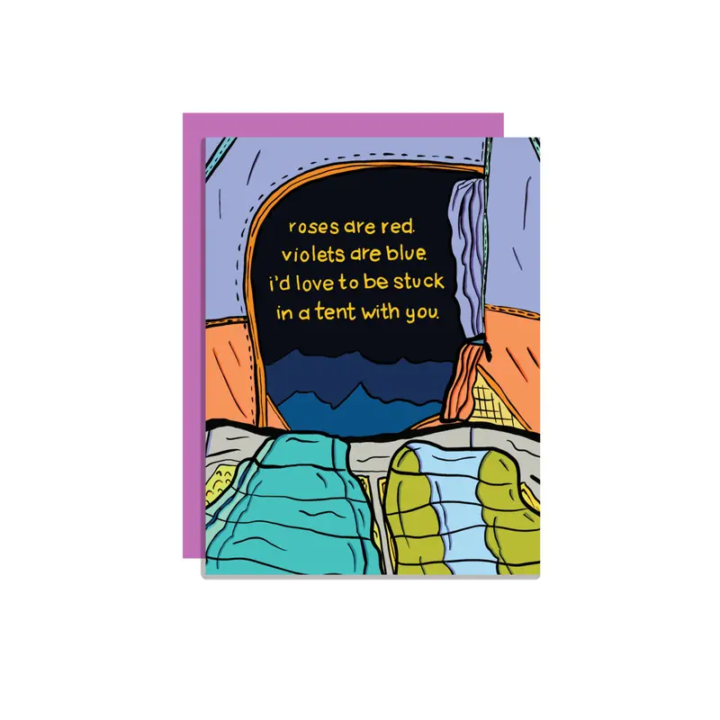 Wild Lettie Roses Are Red Poetic Greeting Card 1
