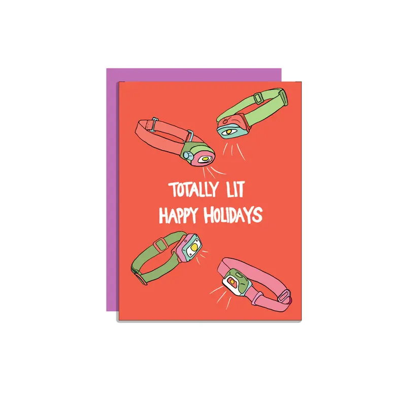 Wild Lettie Totally Lit Celebration Greeting Card 1
