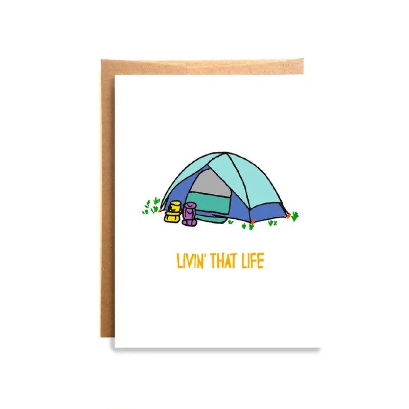 Wild Lettie Vibrant Lifestyle Greeting Card 1