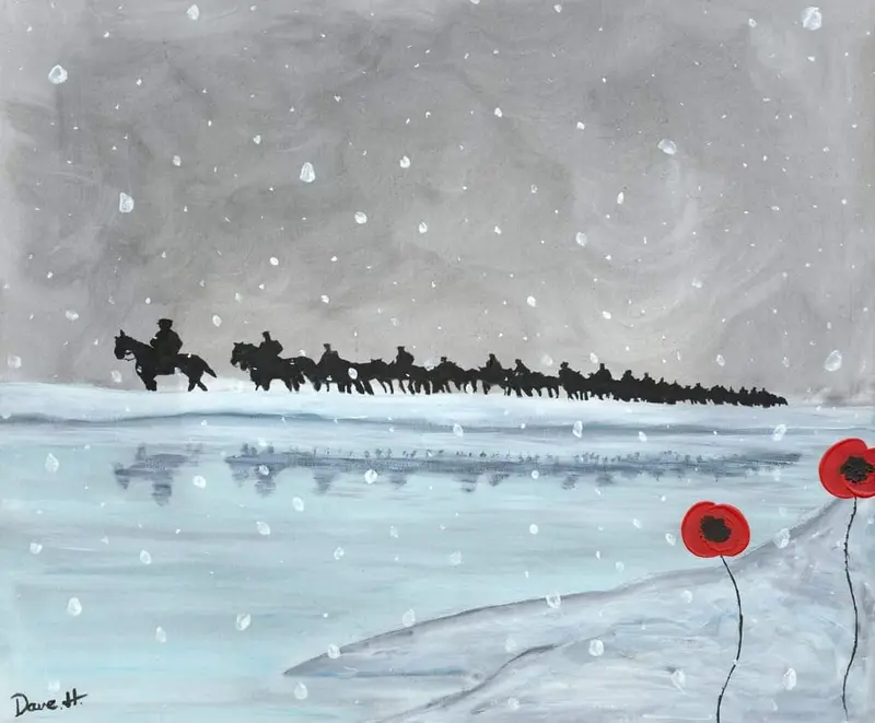Winter At The Front – Limited Edition Giclée Art Print 1