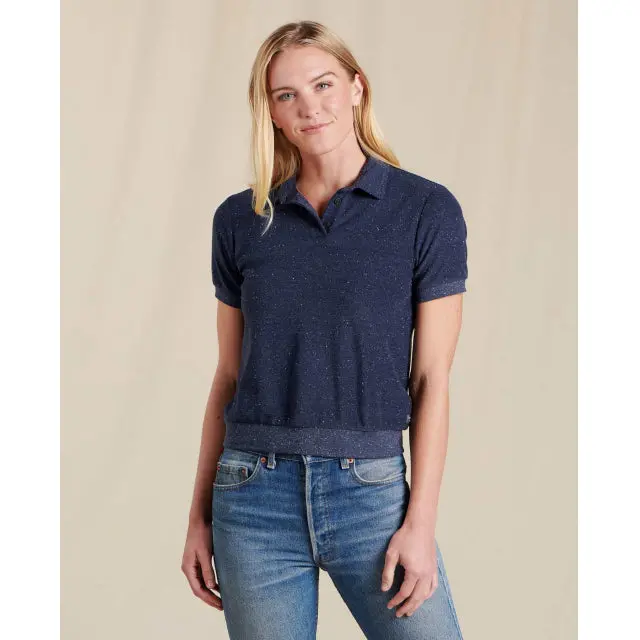 Women’S Eventide Terry Short-Sleeve Polo Shirt 1