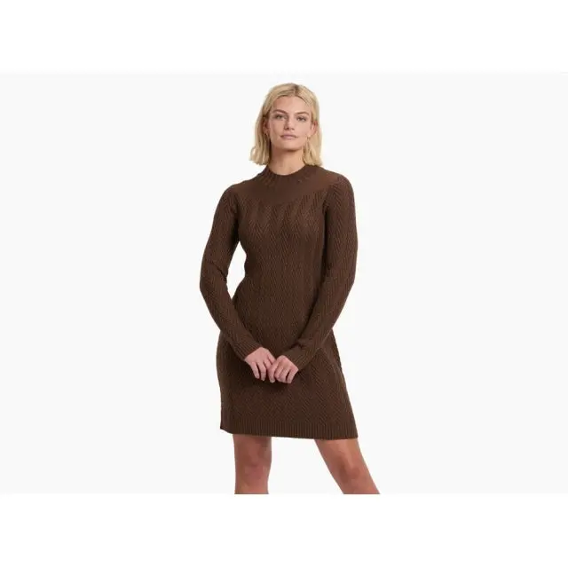Women'S Gia Knit Sweater Dress – Soft Casual Dress 1