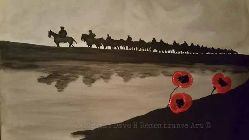 Wwi-Inspired Painting: 'To The Front' 1