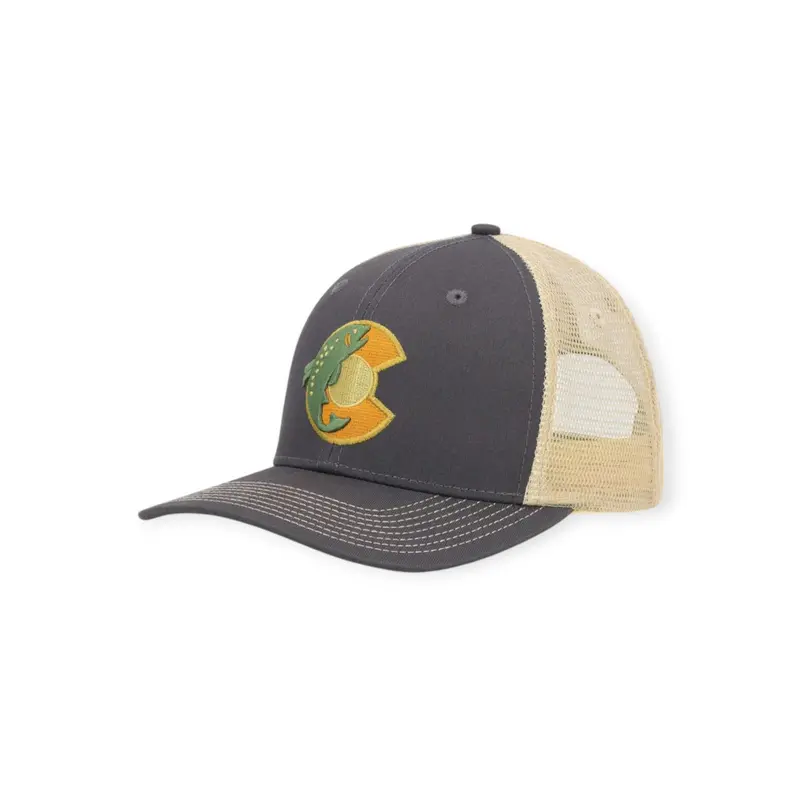 Yocolorado Twilight Trout Fishing Trucker Hat 1