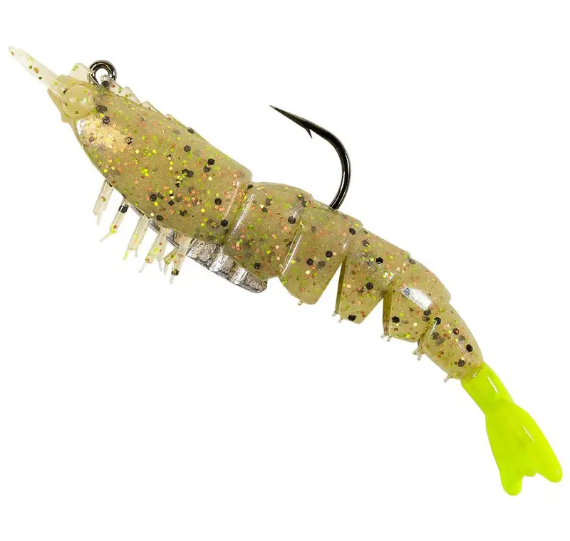 Zman Ez Shrimpz 3.5-Inch Pre-Rigged Soft Plastic Bait 1